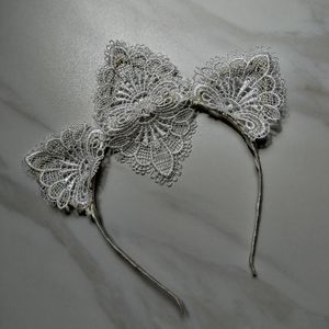 White Lace Headband